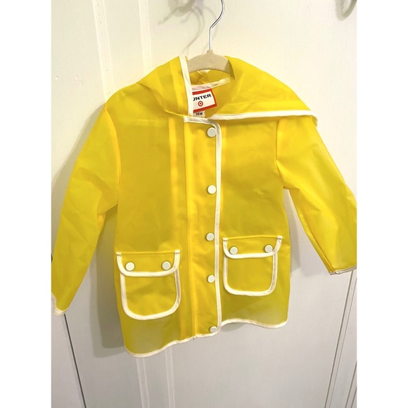HUNTER Baby Yellow Rain Jacket 18 Months - Picture 1 of 5